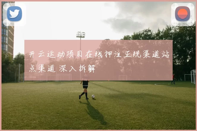开云运动项目在线押注正规渠道站点渠道 深入拆解